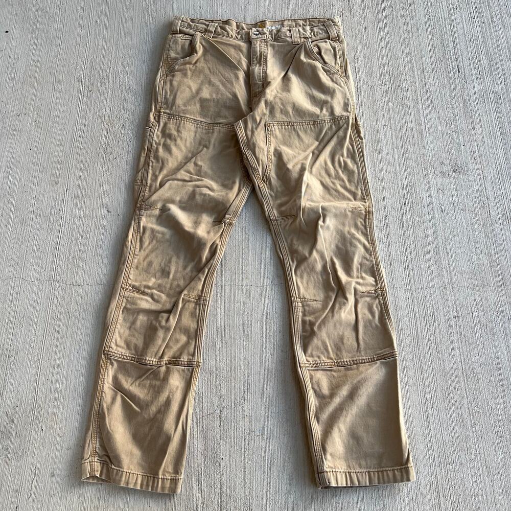 Carhartt brown double knee work wear carpenter pants